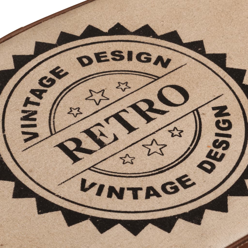 vidaXL Σκαμπό Μπαρ 2 τεμ. Σκούρο Καφέ 40x29,5x53 εκ.