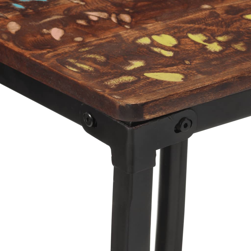 vidaXL Καρέκλες Μπαρ 4 τεμ. από Μασίφ Ανακυκλωμένο Ξύλο