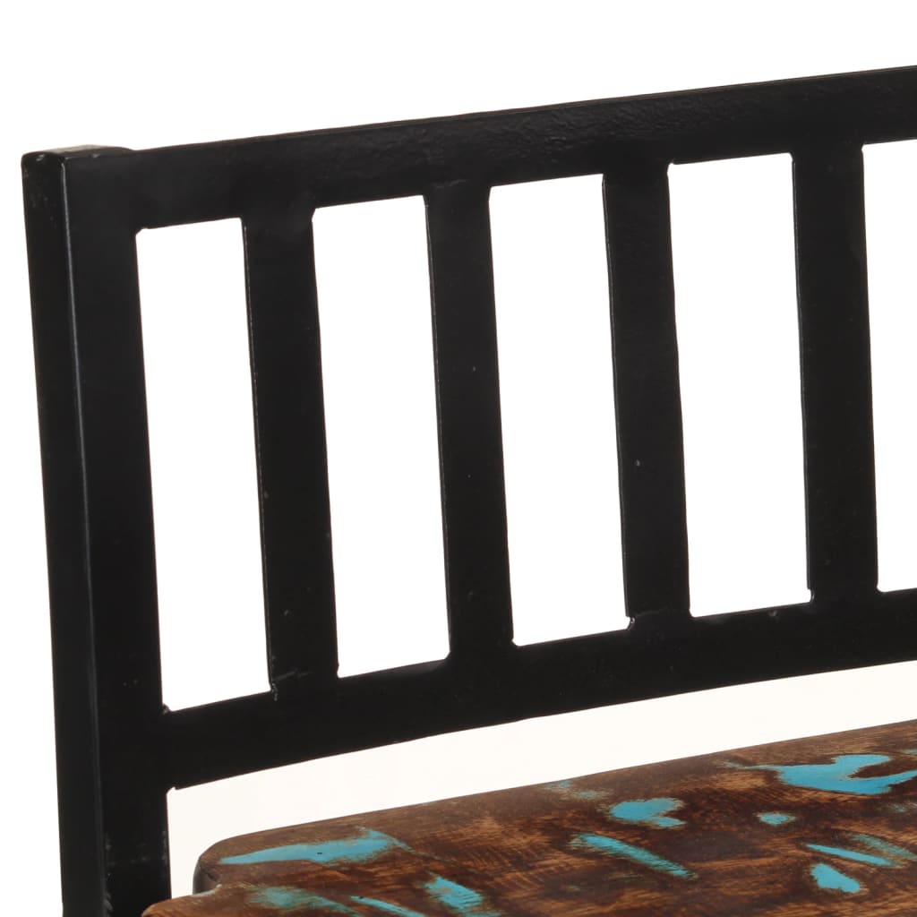 vidaXL Καρέκλες Μπαρ 4 τεμ. από Μασίφ Ανακυκλωμένο Ξύλο