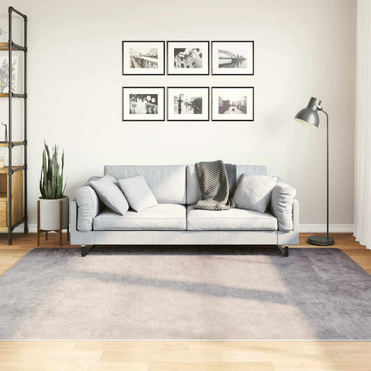 vidaXL Χαλί Πλενόμενο Αντιολισθητικό Γκρι 150 x 230 εκ.