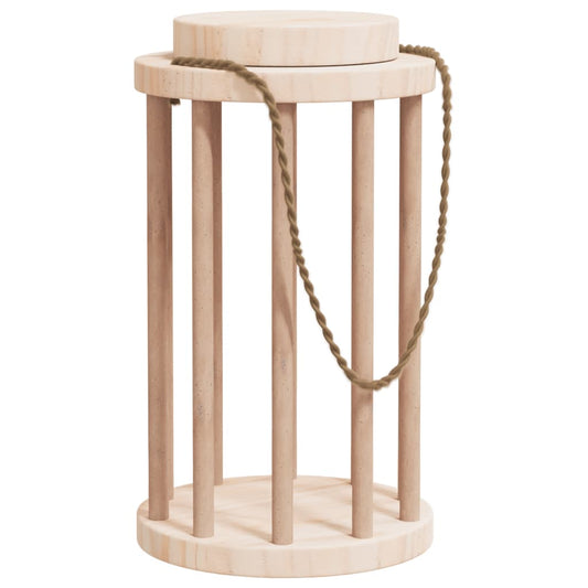 vidaXL Ταΐστρα Κουνελιών Ø15 x 25,5 εκ. από Μασίφ Ξύλο Ελάτης