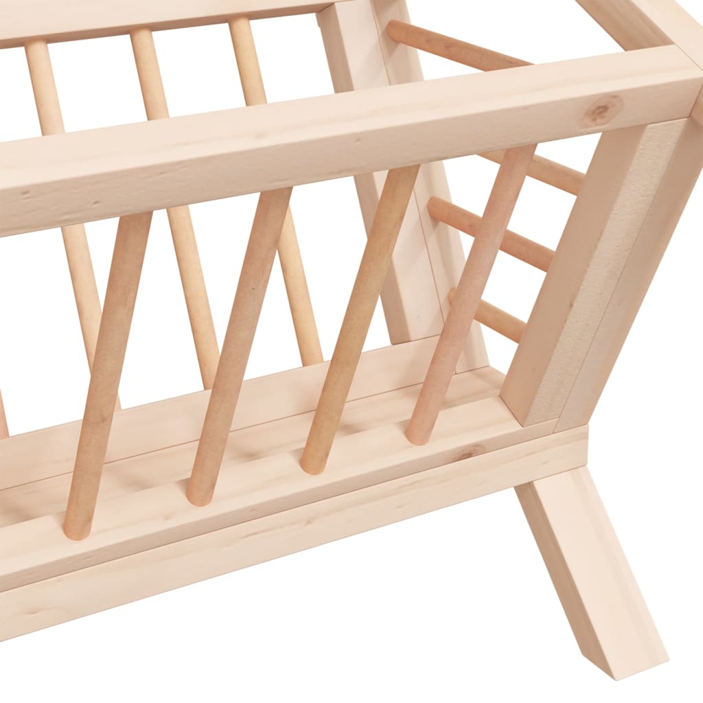 vidaXL Ταΐστρα Κουνελιών 44 x 33 x 33 εκ. από Μασίφ Ξύλο Ελάτης