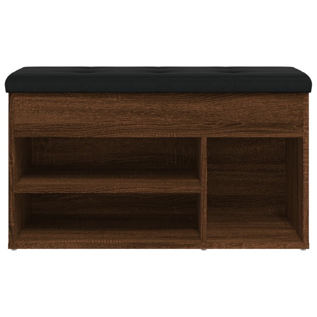 vidaXL Παπουτσοθήκη Καφέ Δρυς 82x32x45,5 εκ. από Επεξεργασμένο Ξύλο