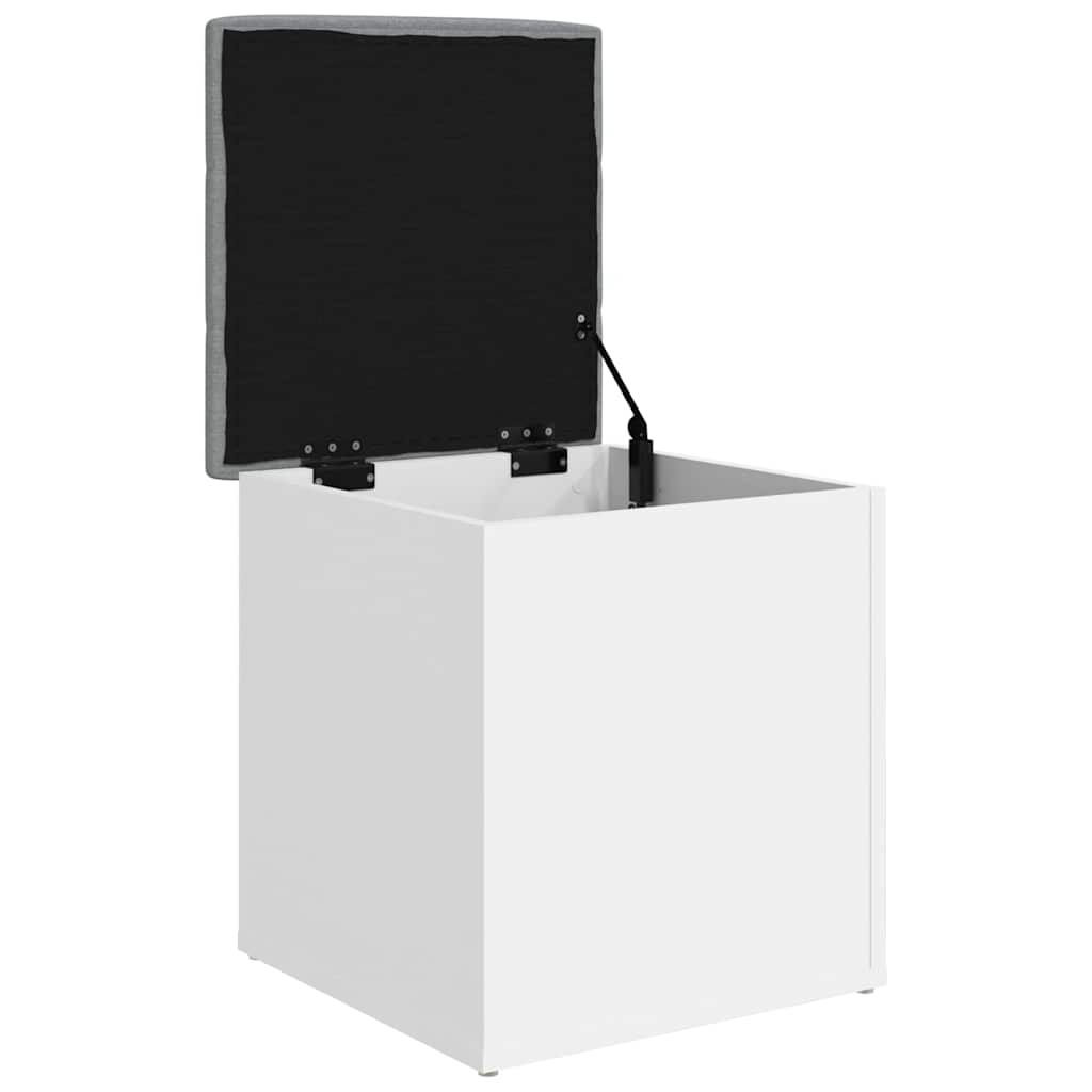 vidaXL Παγκάκι Αποθήκευσης Λευκό 42 x 42 x 45 εκ. από Επεξεργ. Ξύλο