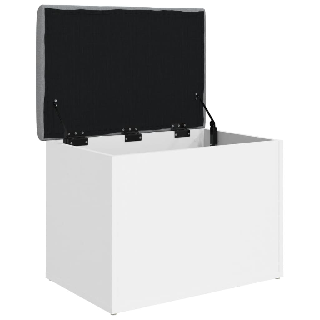vidaXL Πάγκος Αποθήκευσης Λευκός 62x42x45 εκ. από Τεχνητό Ξύλο
