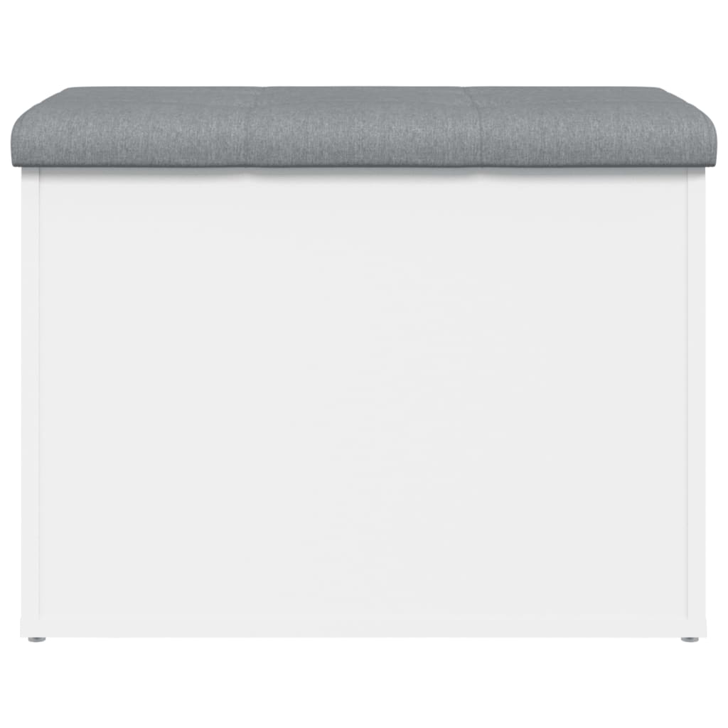 vidaXL Πάγκος Αποθήκευσης Λευκός 62x42x45 εκ. από Τεχνητό Ξύλο