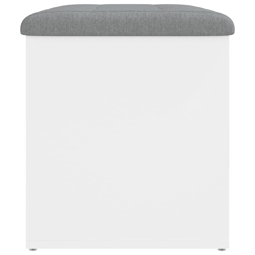 vidaXL Πάγκος Αποθήκευσης Λευκός 62x42x45 εκ. από Τεχνητό Ξύλο