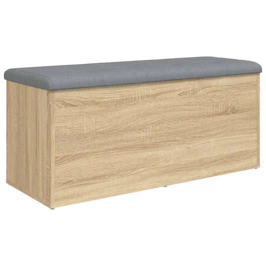vidaXL Πάγκος Αποθήκευσης Sonoma Δρυς 102 x 42 x 45 εκ. από Τεχνητό Ξύλο