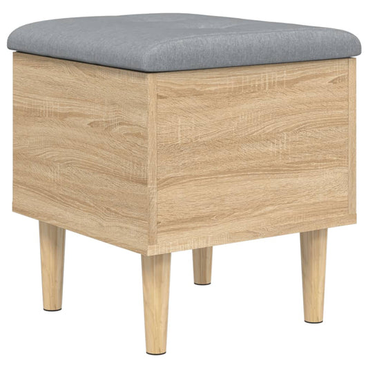 vidaXL Παγκάκι Αποθήκευσης Sonoma Δρυς 42 x 42 x 46 εκ. Επεξεργ. Ξύλο