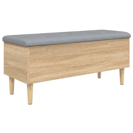 vidaXL Παγκάκι Αποθήκευσης Sonoma Δρυς 102x42x46 εκ. Επεξ. Ξύλο