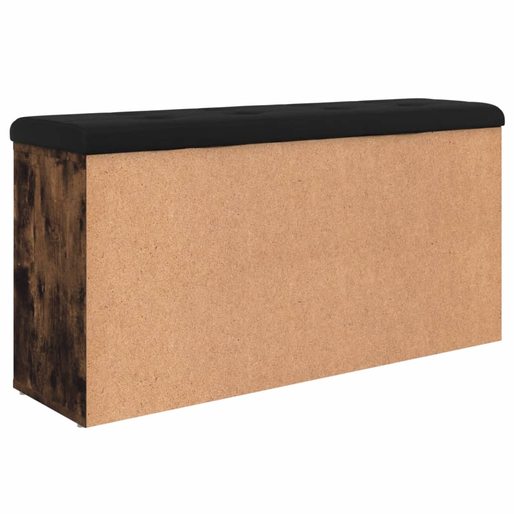 vidaXL Παπουτσοθήκη Καπνιστή Δρυς 102x32x50 εκ. από Επεξεργασμένο Ξύλο