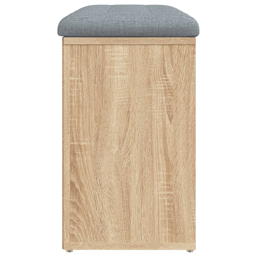 vidaXL Πάγκος Παπουτσιών Sonoma Δρυς 82 x 32 x 50 εκ. από Τεχνητό Ξύλο