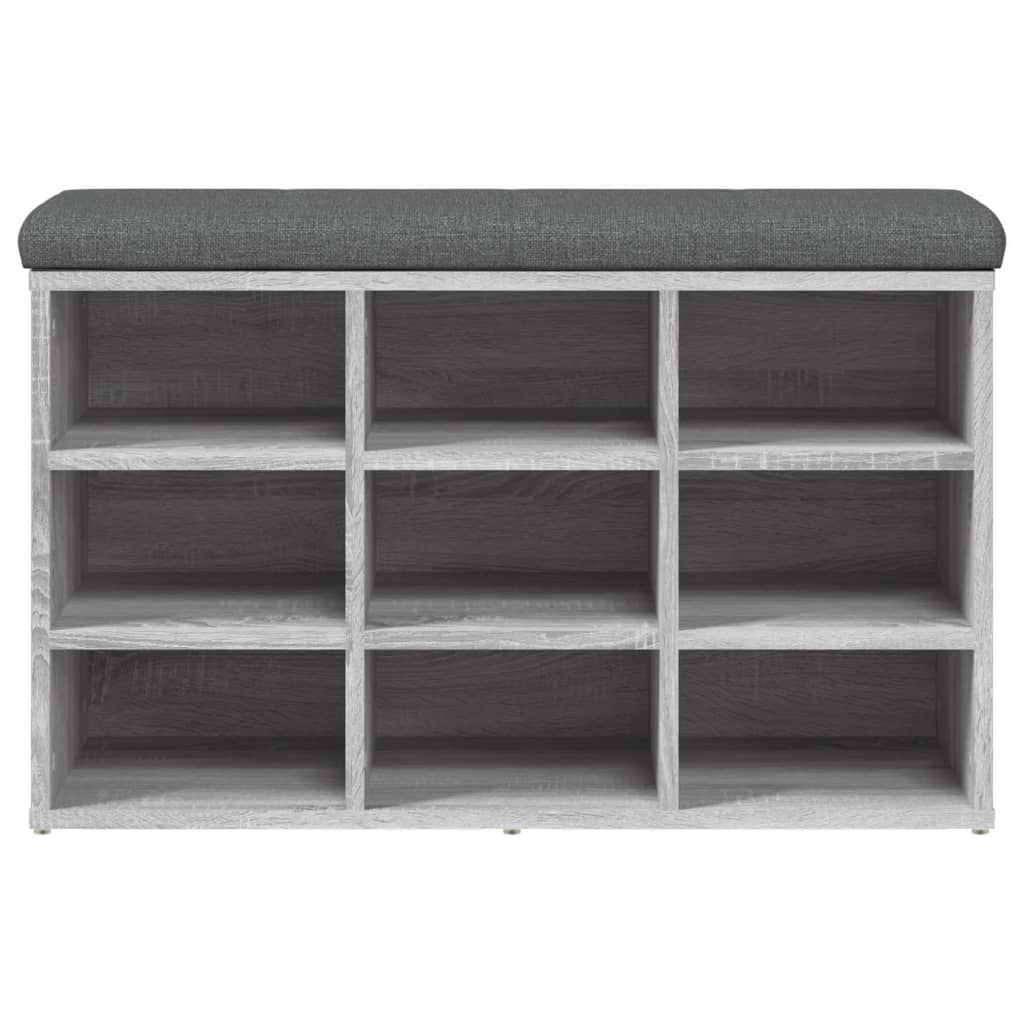 vidaXL Παπουτσοθήκη Γκρι Sonoma 82x32x50 εκ. από Επεξεργασμένο Ξύλο