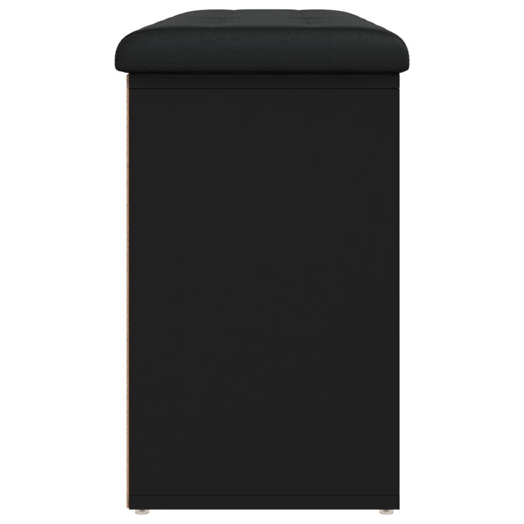 vidaXL Παπουτσοθήκη Μαύρη 102 x 32 x 50 εκ. από Επεξεργασμένο Ξύλο