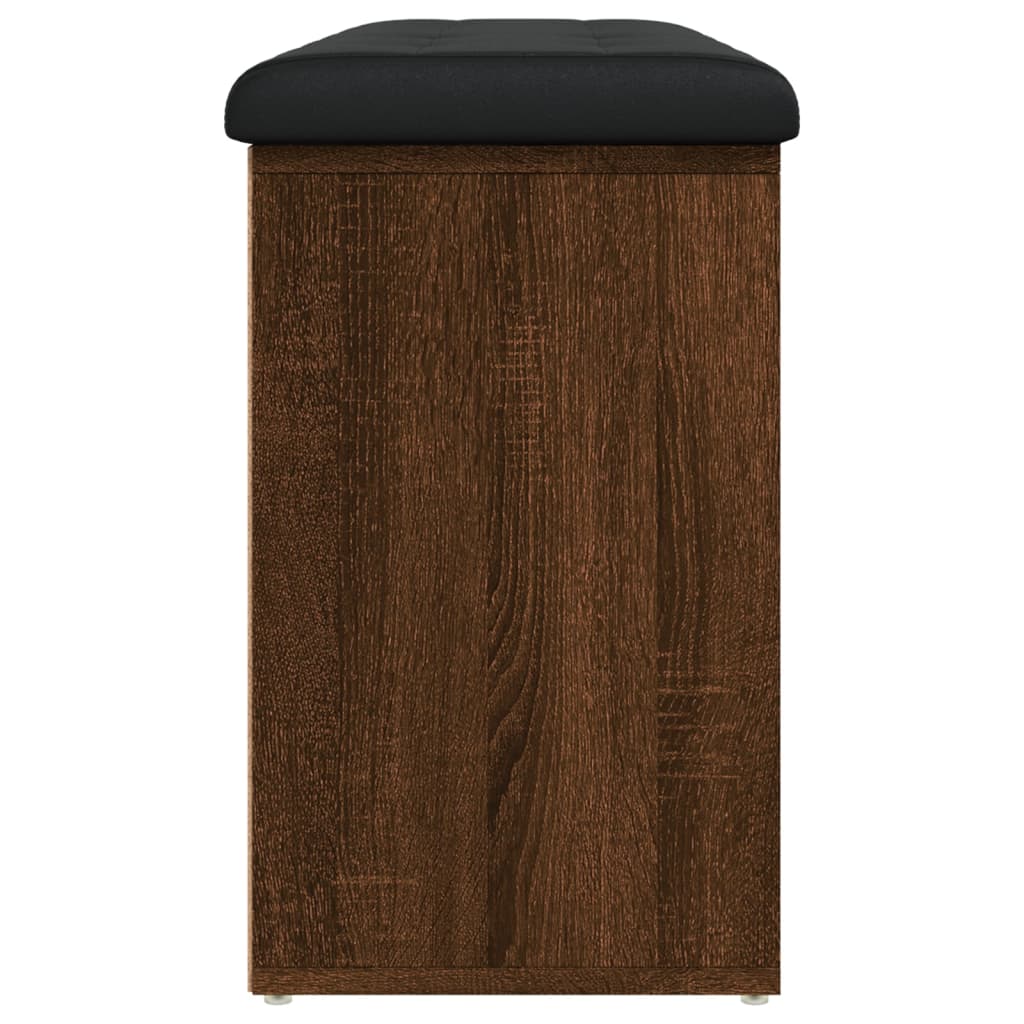 vidaXL Παπουτσοθήκη Καφέ Δρυς 102x32x50 εκ. από Επεξεργασμένο Ξύλο