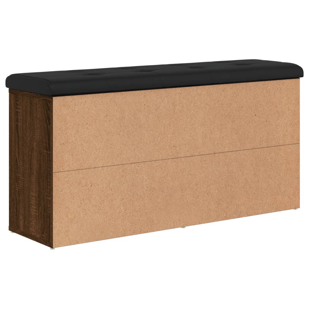 vidaXL Παπουτσοθήκη Καφέ Δρυς 102x32x50 εκ. από Επεξεργασμένο Ξύλο