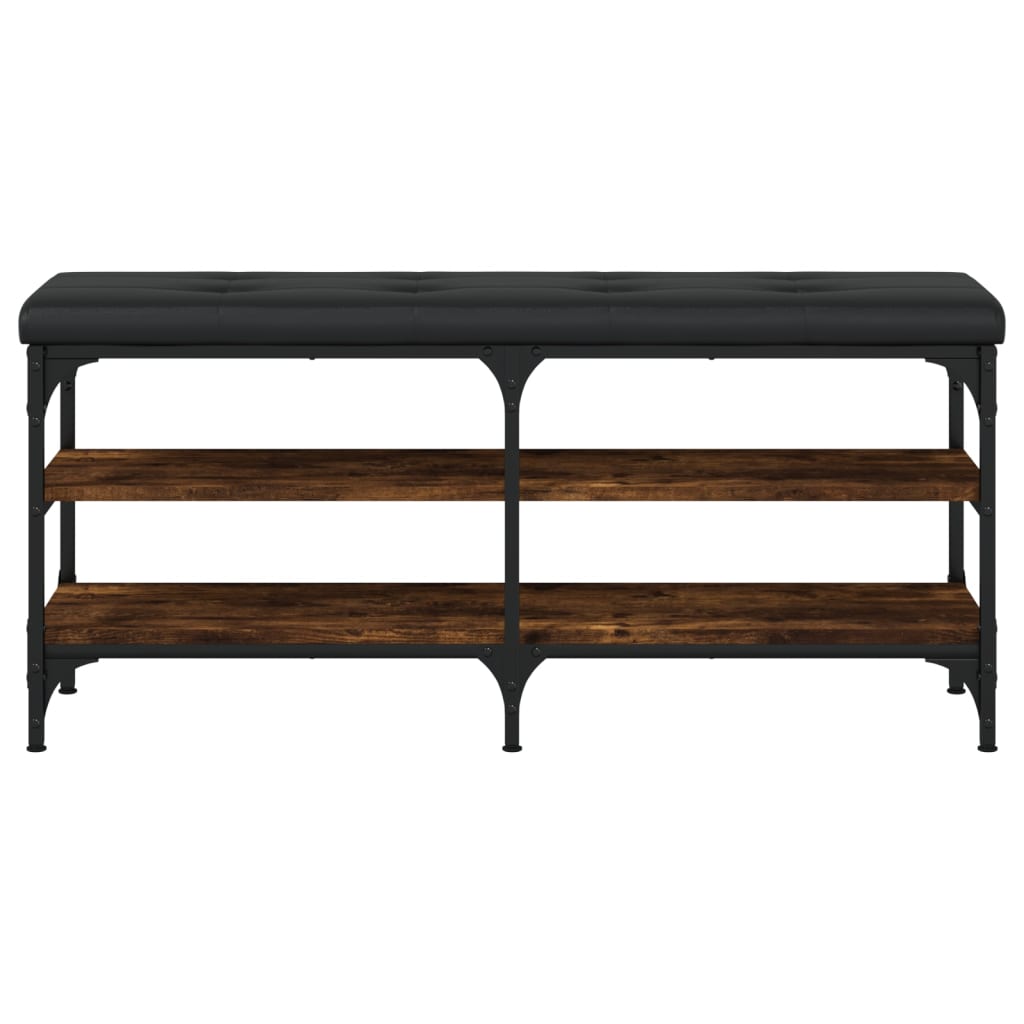 vidaXL Παπουτσοθήκη Καπνιστή Δρυς 102x32x47 εκ. από Επεξεργασμένο Ξύλο