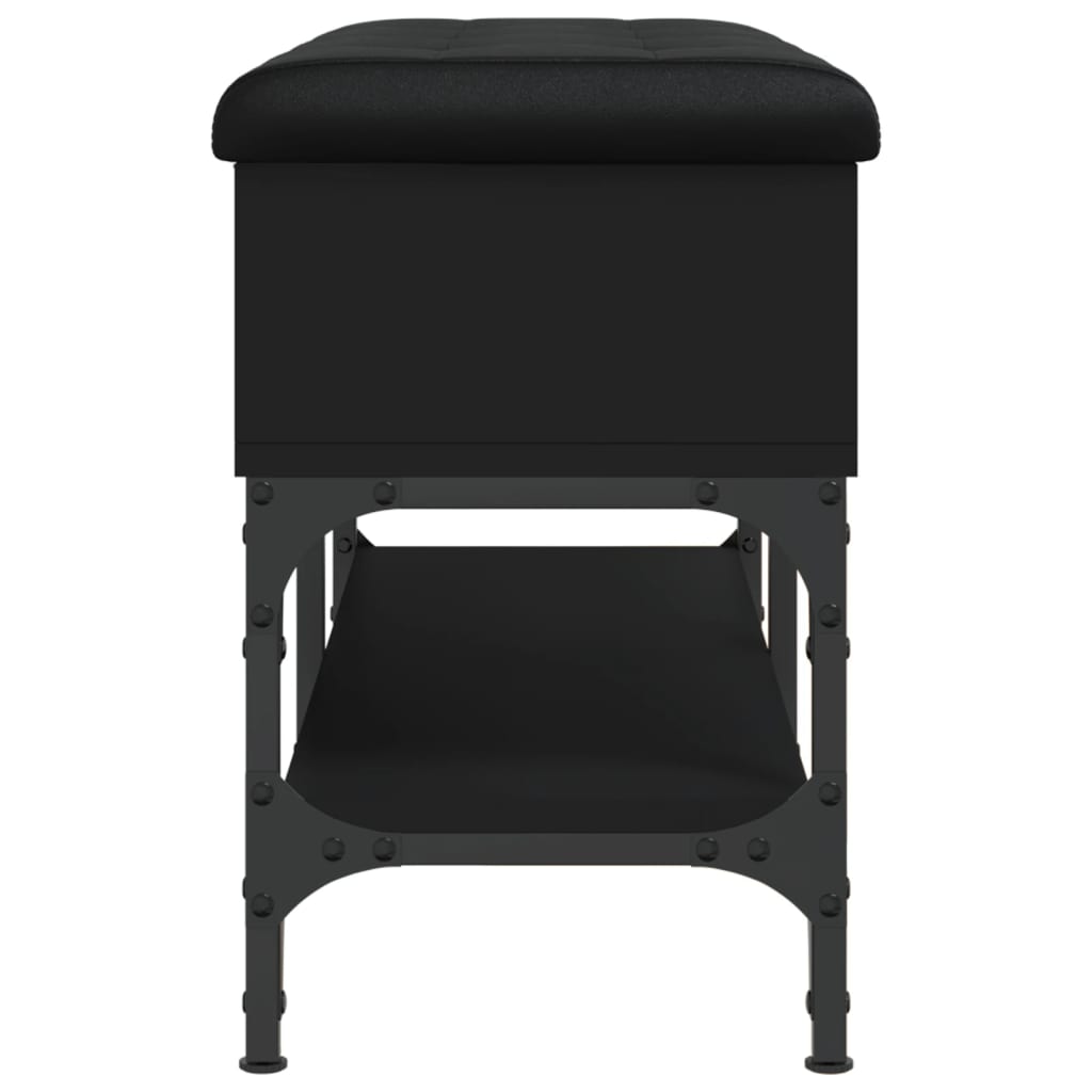 vidaXL Παπουτσοθήκη Μαύρη 82 x 32 x 45 εκ. από Επεξεργασμένο Ξύλο