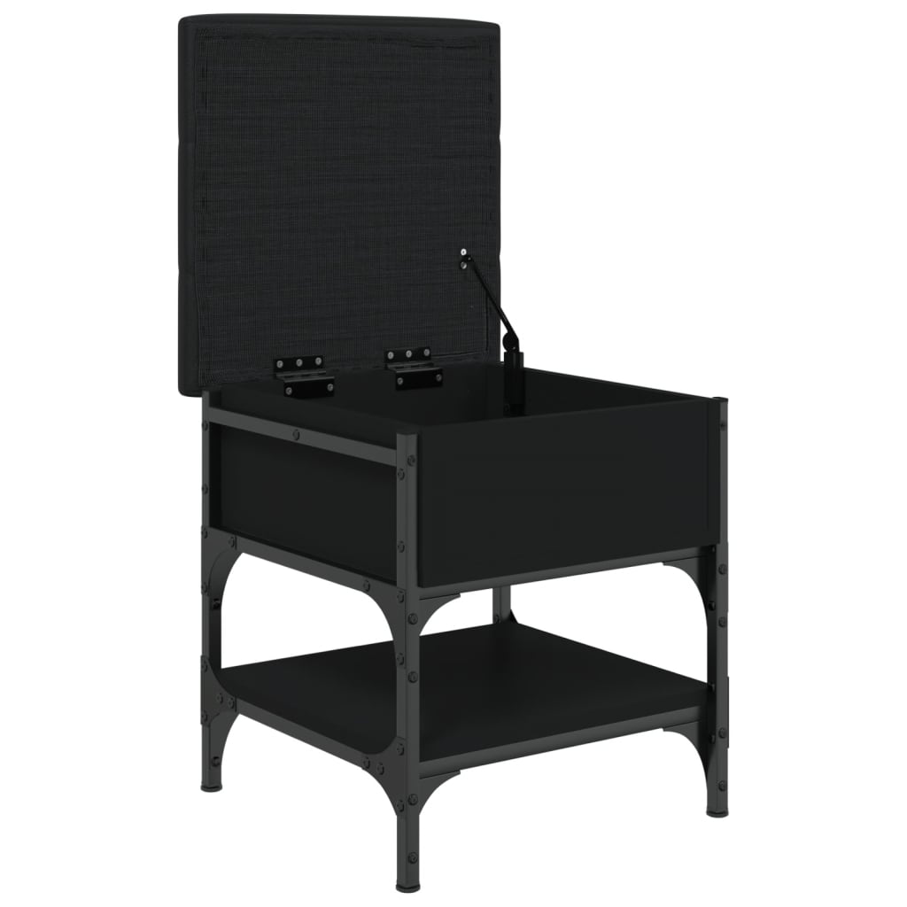 vidaXL Παπουτσοθήκη Μαύρη 42x42x45 εκ. από Επεξεργασμένο Ξύλο