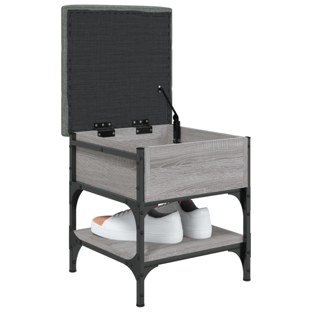 vidaXL Παπουτσοθήκη Γκρι Sonoma 42x42x45 εκ. από Επεξεργασμένο Ξύλο