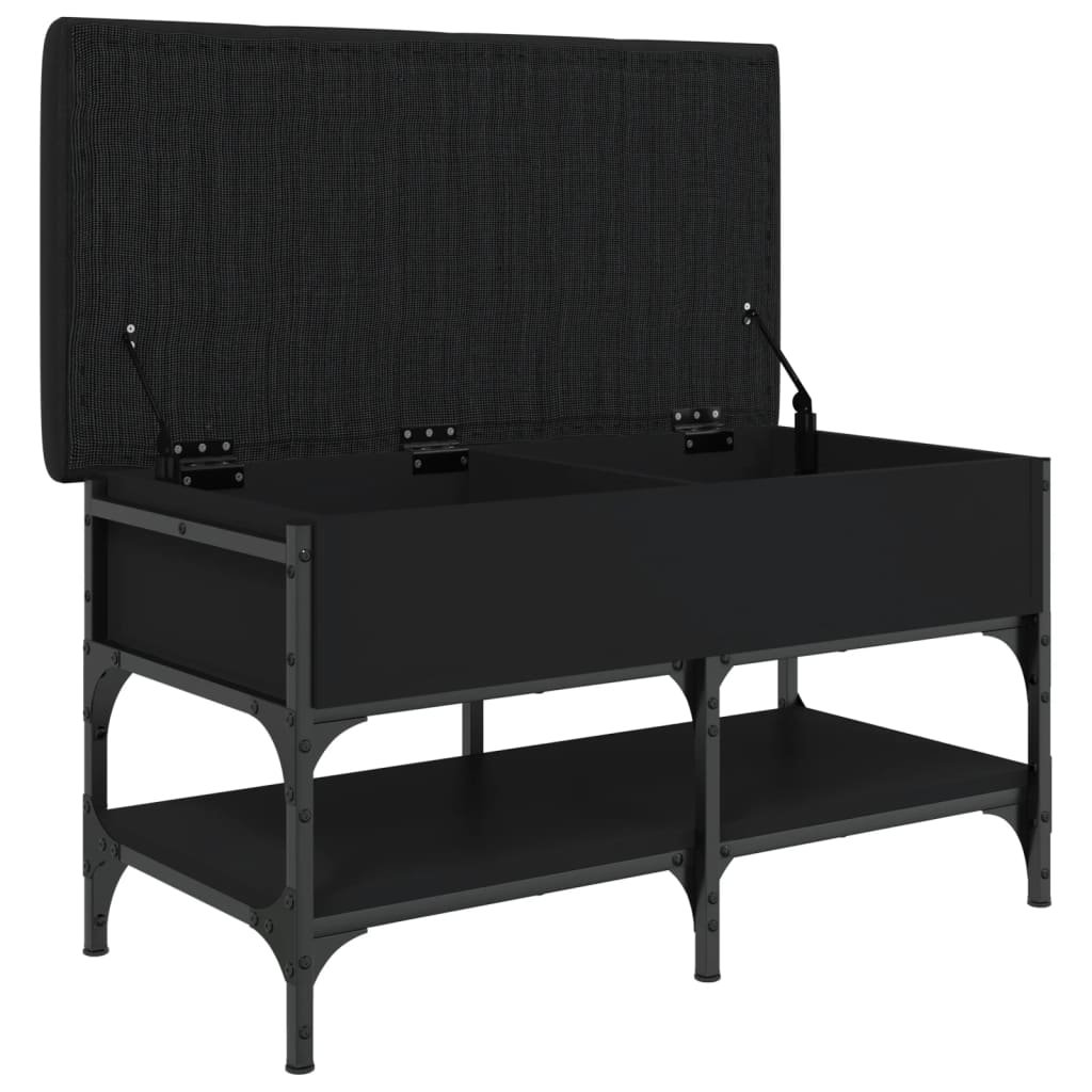 vidaXL Παπουτσοθήκη Μαύρη 82x42x45 εκ. από Επεξεργασμένο Ξύλο