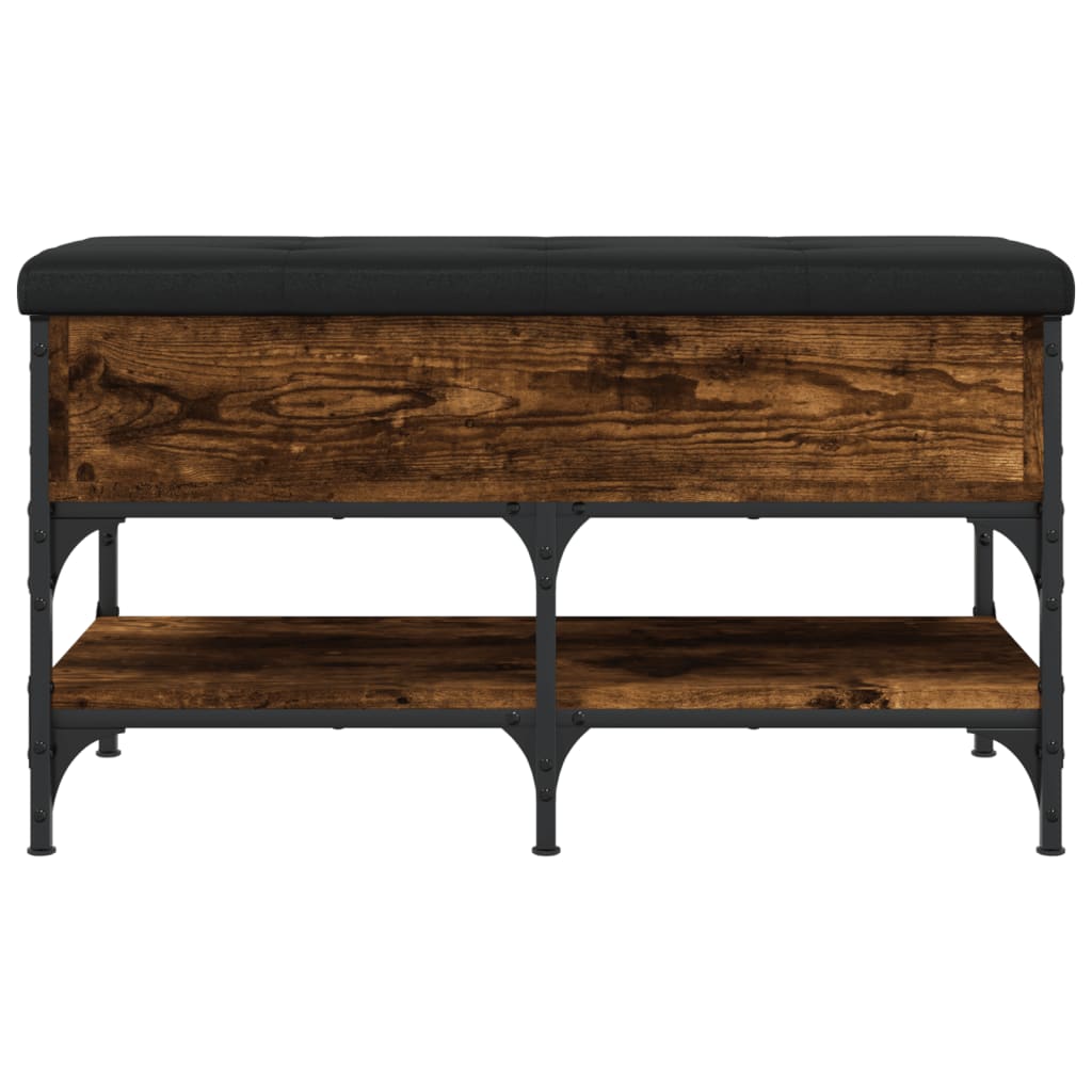 vidaXL Παπουτσοθήκη Καπνιστή Δρυς 82x42x45 εκ. από Επεξεργασμένο Ξύλο