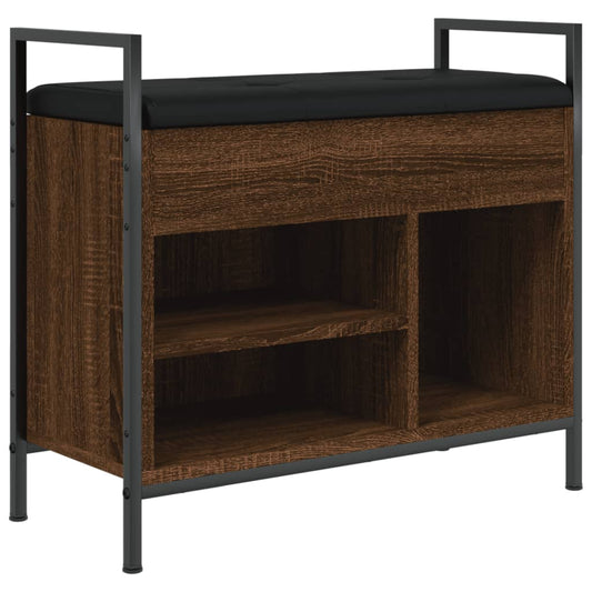 vidaXL Παπουτσοθήκη Καφέ Δρυς 65,5x32x57,5 εκ. από Επεξεργασμένο Ξύλο