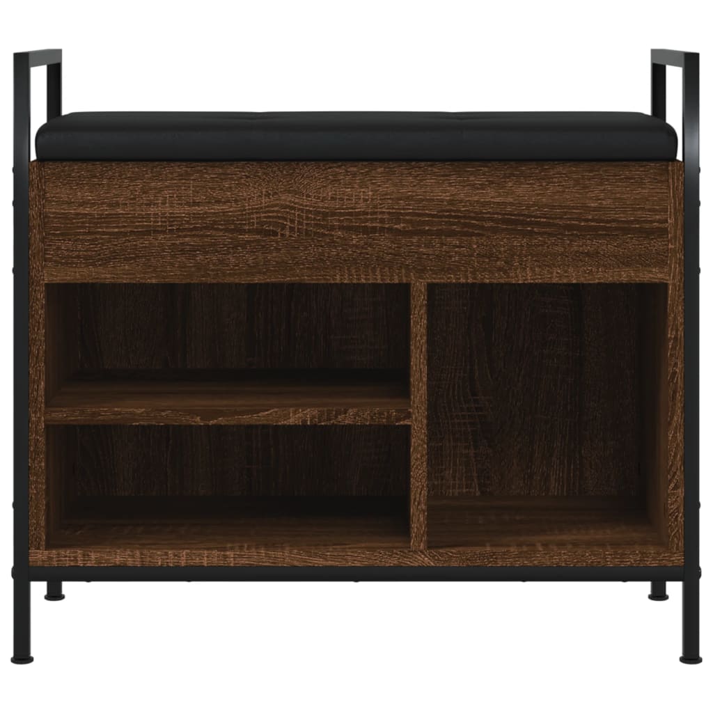 vidaXL Παπουτσοθήκη Καφέ Δρυς 65,5x32x57,5 εκ. από Επεξεργασμένο Ξύλο