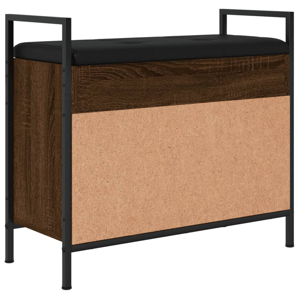vidaXL Παπουτσοθήκη Καφέ Δρυς 65,5x32x57,5 εκ. από Επεξεργασμένο Ξύλο