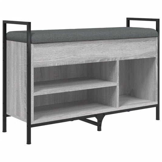 vidaXL Παπουτσοθήκη Γκρι Sonoma 85,5x32x57,5εκ. από Επεξεργασμένο Ξύλο