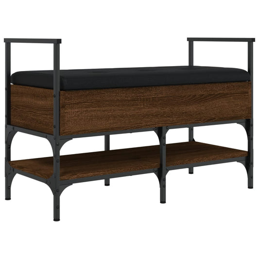 vidaXL Παπουτσοθήκη Καφέ Δρυς 85,5x42x57,5 εκ. από Επεξεργασμένο Ξύλο