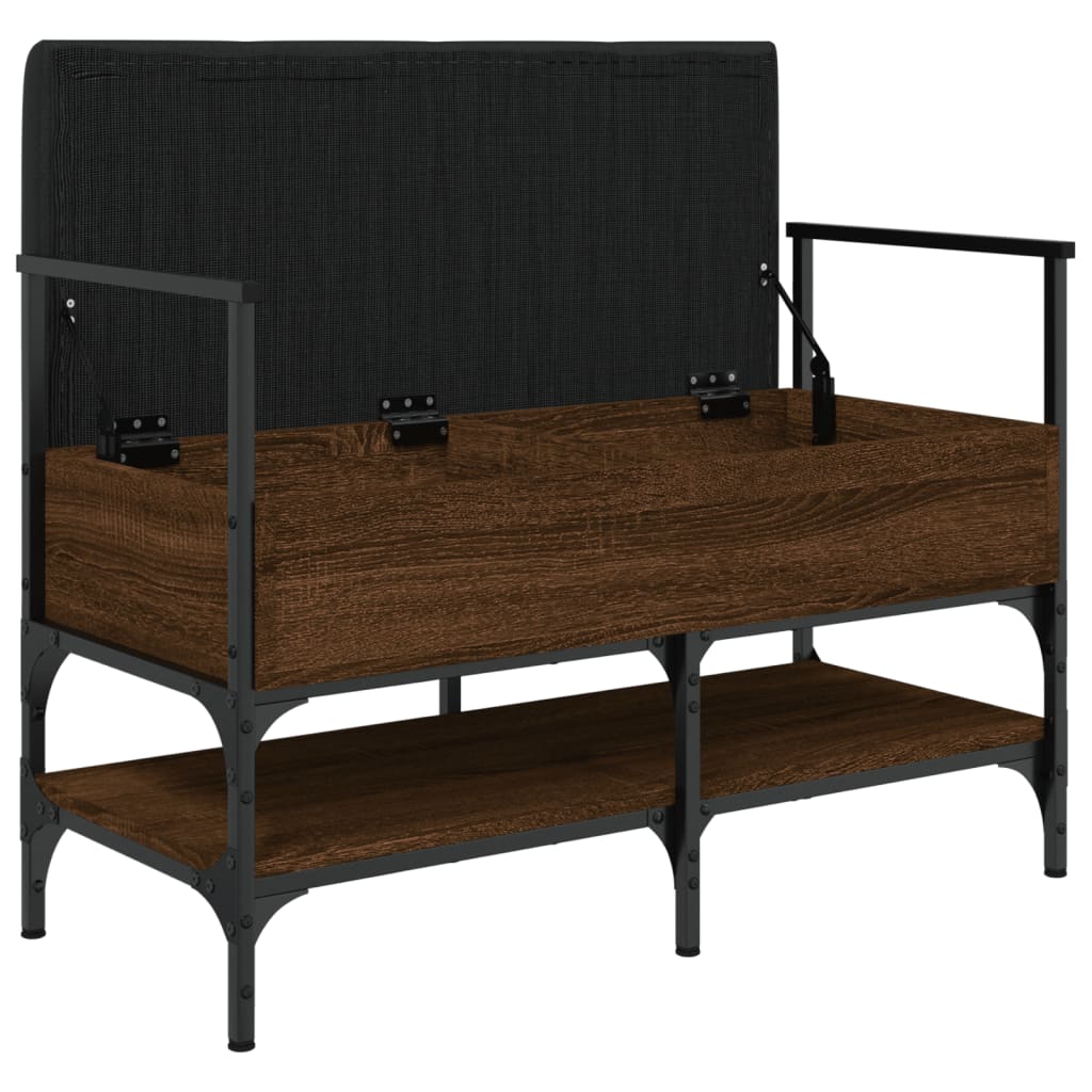 vidaXL Παπουτσοθήκη Καφέ Δρυς 85,5x42x57,5 εκ. από Επεξεργασμένο Ξύλο