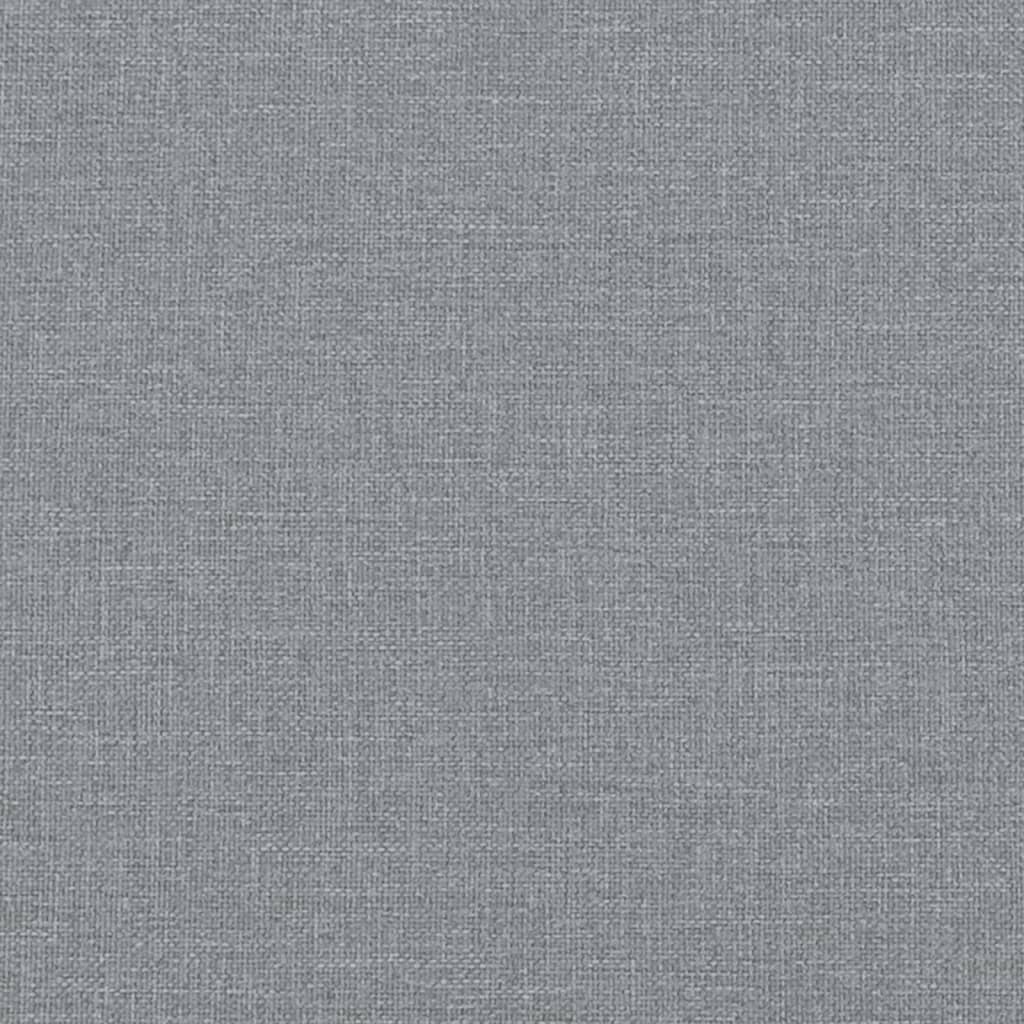 vidaXL Πολυθρόνα Μασάζ με Ανακλινόμενη Πόρτα Ανοιχτό Γκρι Υφασμάτινη