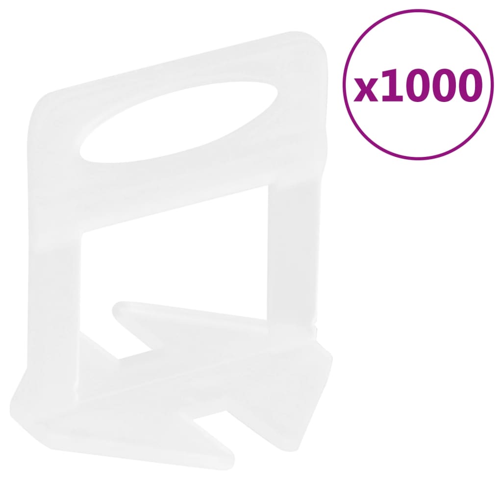 vidaXL Σύστημα Ευθυγράμμισης Πλακιδίων 1000 Κλιπ 1 χιλ.