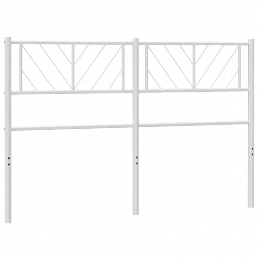 vidaXL Κεφαλάρι Λευκό 140 εκ. Μεταλλικό