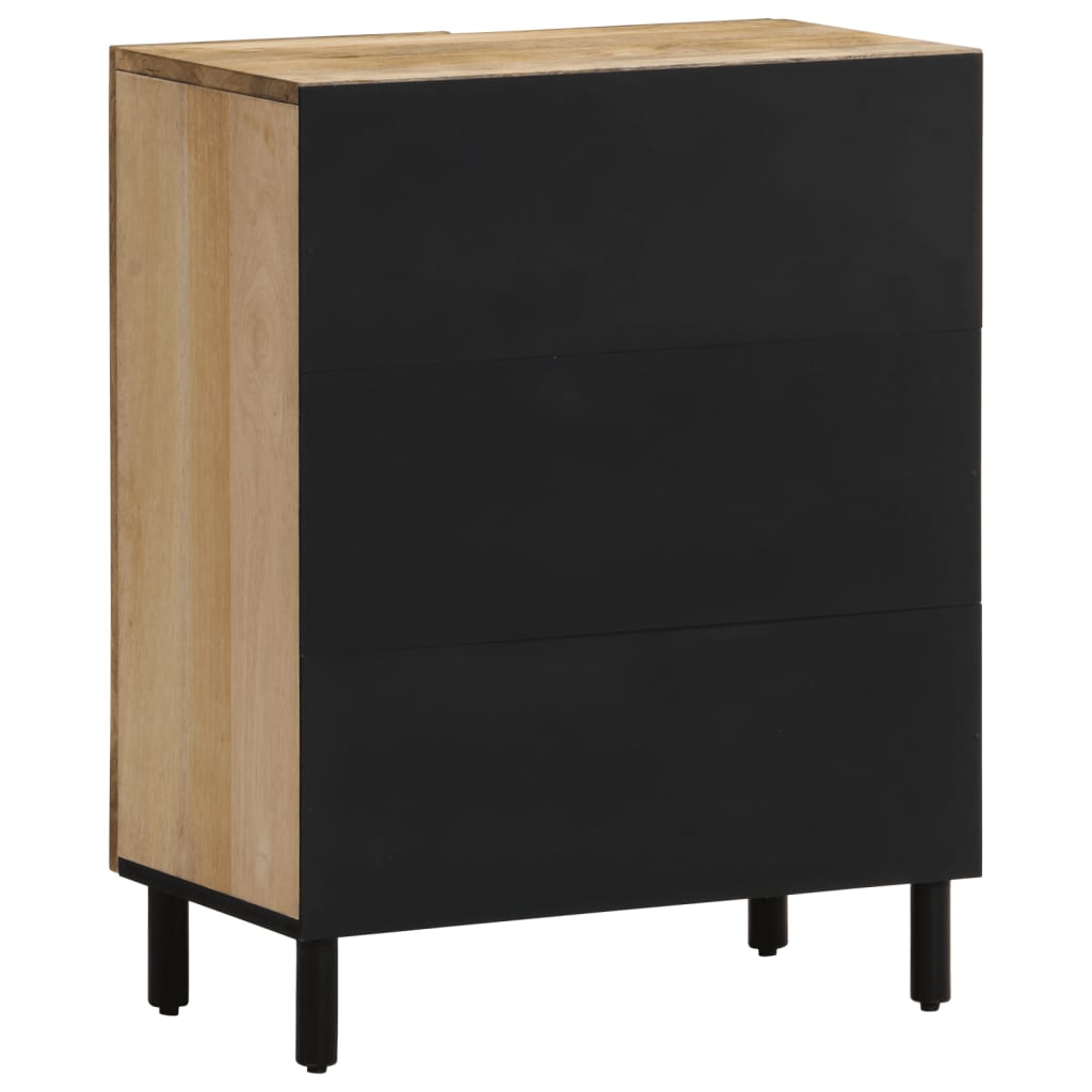 vidaXL Βοηθητικά Ντουλάπια 3 Τεμ. 60x33x75 εκ. από Μασίφ Ξύλο Μάνγκο