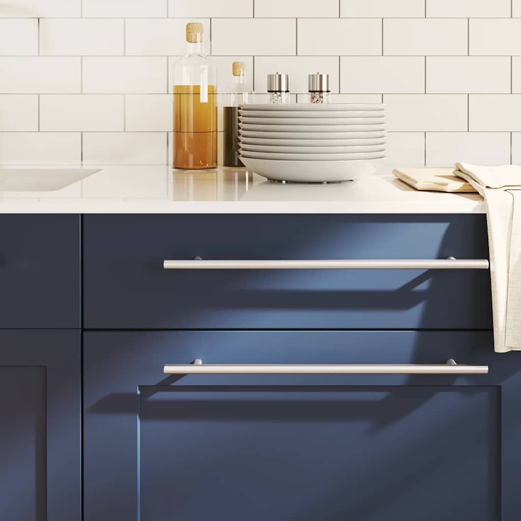 vidaXL Λαβές Ντουλαπιών 5 τεμ. Ασημί 320 χιλ. από Ανοξείδωτο Ατσάλι