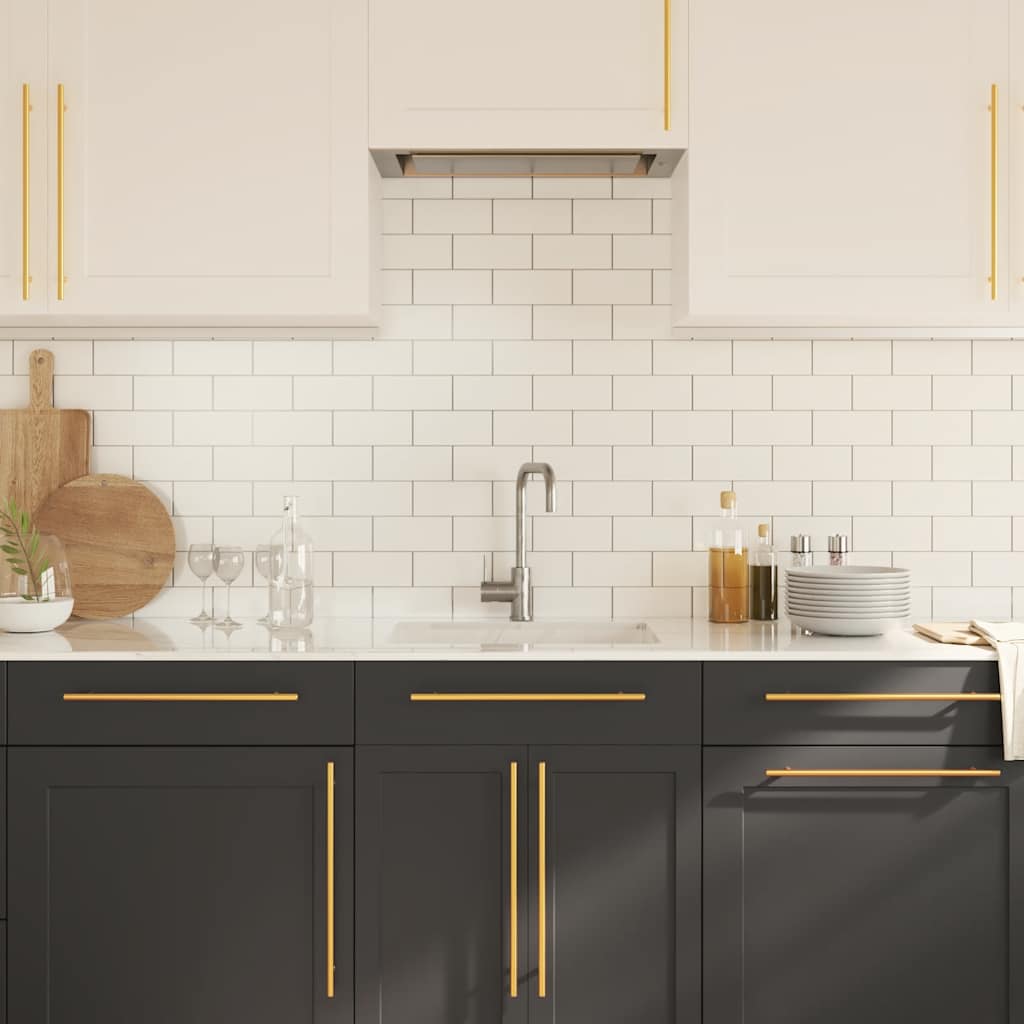 vidaXL Λαβές Ντουλαπιών 5 τεμ. Χρυσές 320 χιλ. από Ανοξείδωτο Ατσάλι