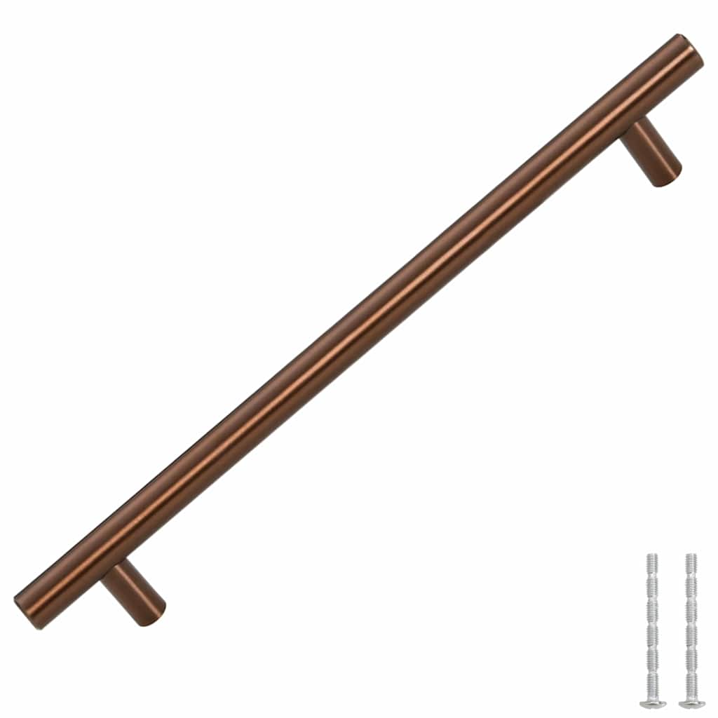 vidaXL Λαβές Ντουλαπιών 5 τεμ. Μπρονζέ 192 χιλ. από Ανοξείδωτο Ατσάλι