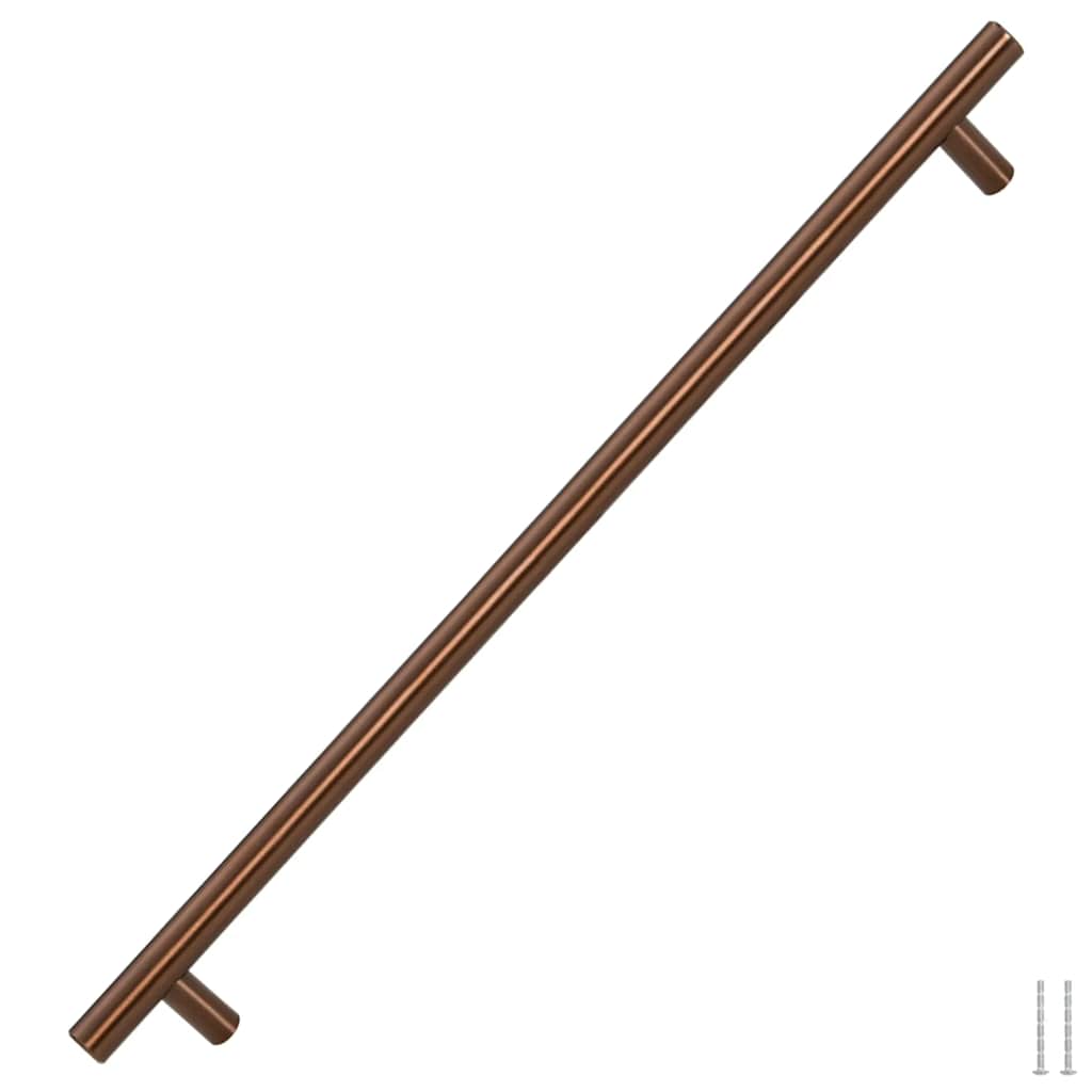 vidaXL Λαβές Ντουλαπιών 5 τεμ. Μπρονζέ 480 χιλ. από Ανοξείδωτο Ατσάλι