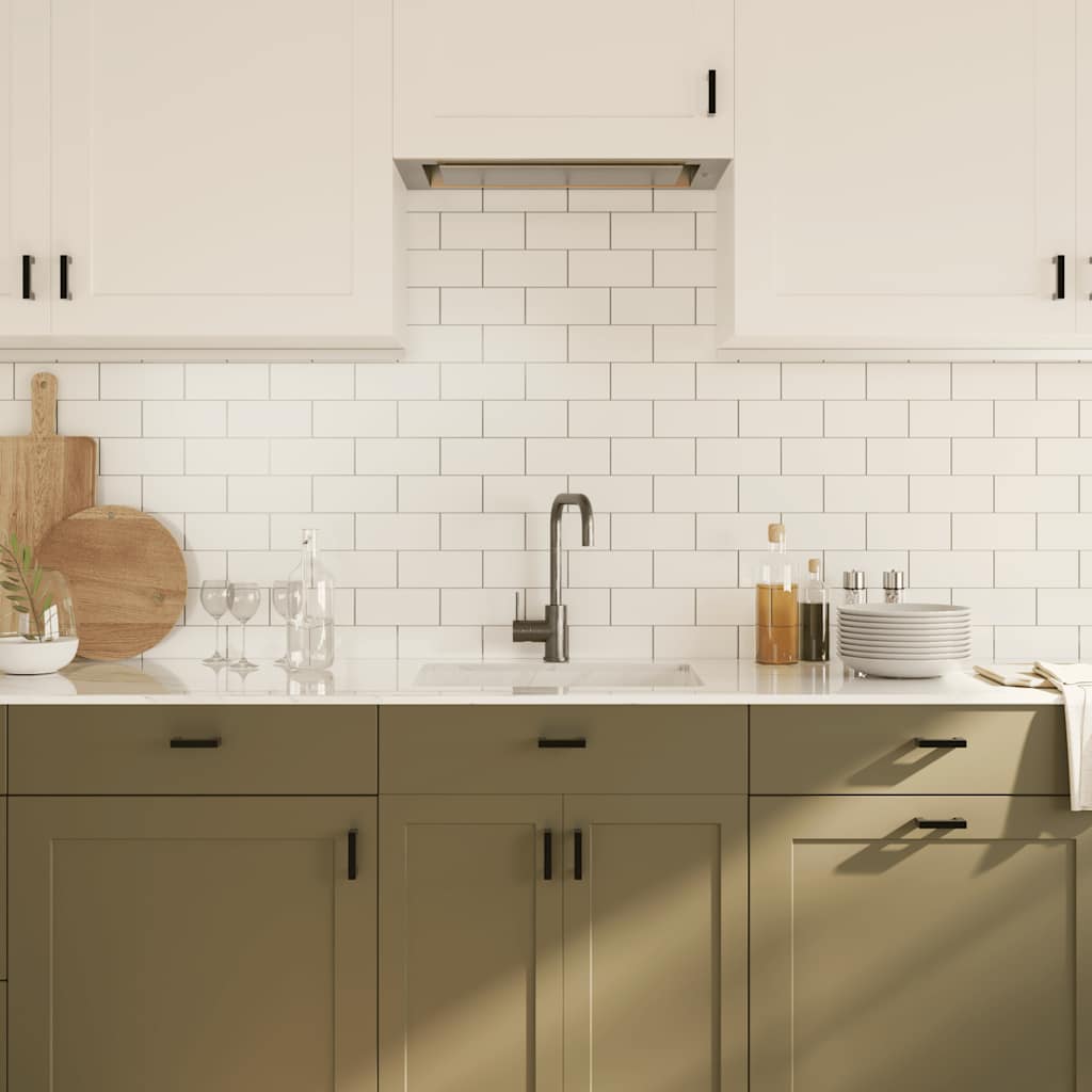 vidaXL Λαβές Ντουλαπιών 10 τεμ. Μαύρες 64 χιλ. από Ανοξείδωτο Ατσάλι