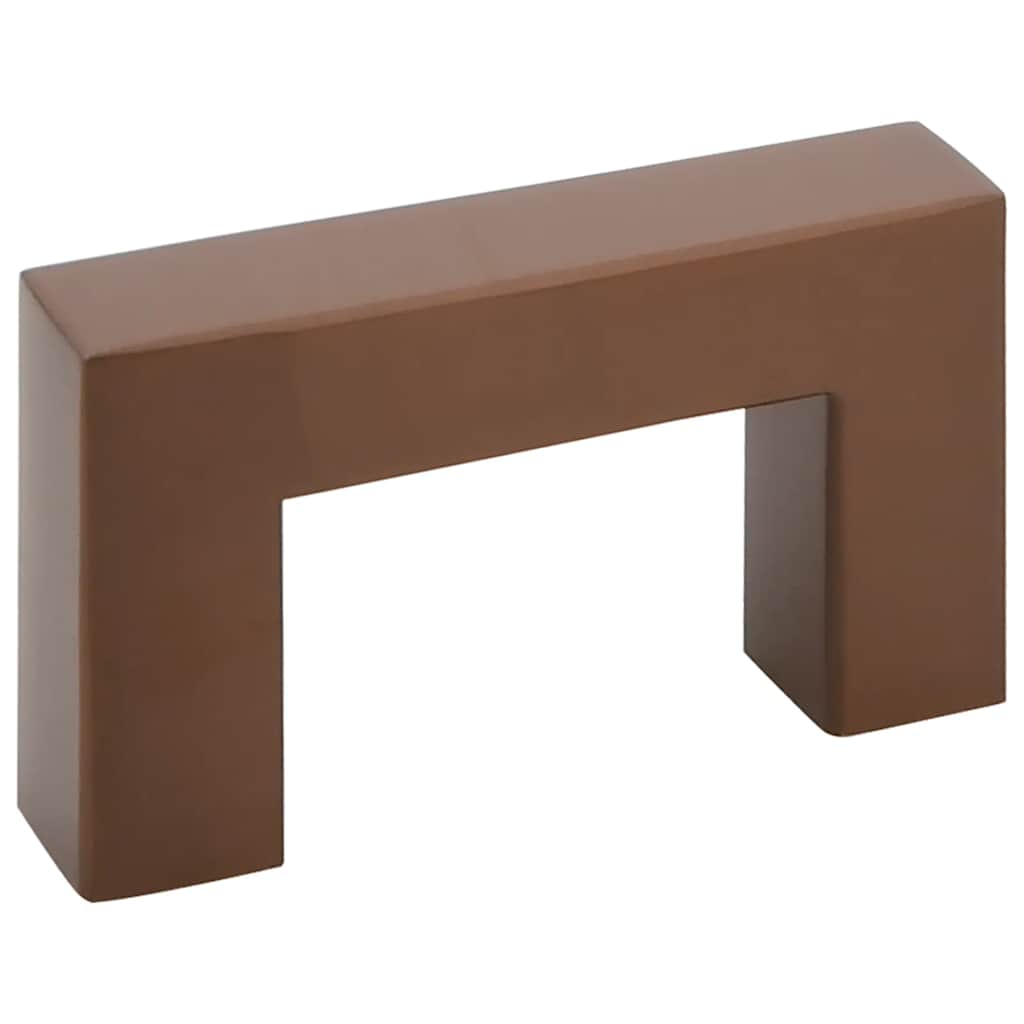 vidaXL Λαβές Ντουλαπιών 10 τεμ. Μπρονζέ 64 χιλ. από Ανοξείδωτο Ατσάλι