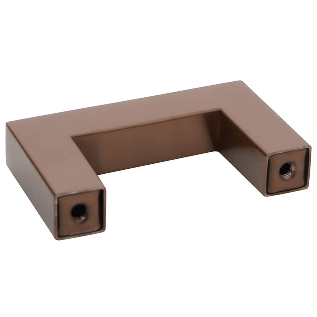 vidaXL Λαβές Ντουλαπιών 10 τεμ. Μπρονζέ 64 χιλ. από Ανοξείδωτο Ατσάλι