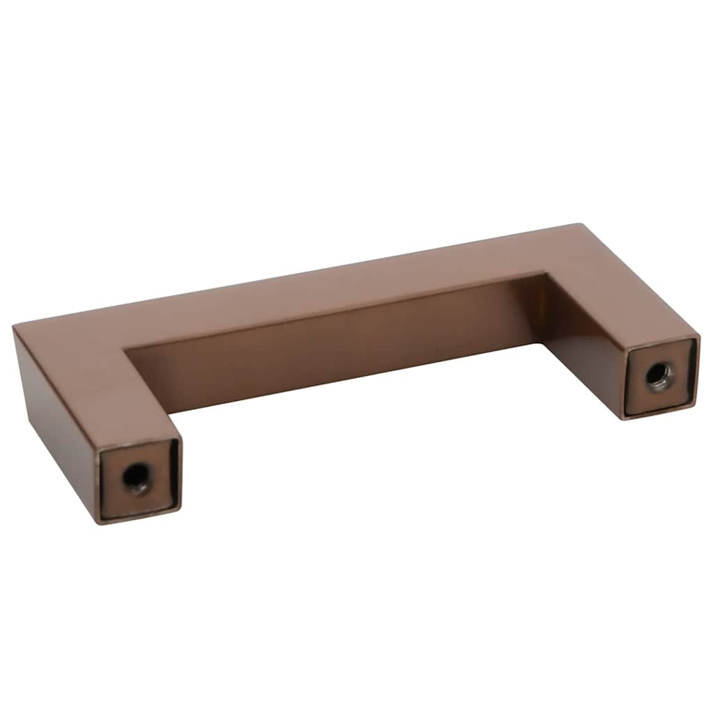 vidaXL Λαβές Ντουλαπιών 10 τεμ. Μπρονζέ 96 χιλ. από Ανοξείδωτο Ατσάλι