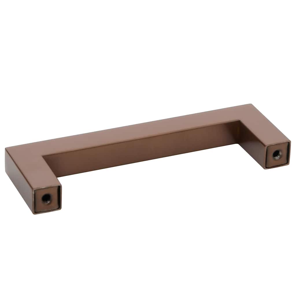 vidaXL Λαβές Ντουλαπιών 10 τεμ. Μπρονζέ 128 χιλ. από Ανοξείδωτο Ατσάλι