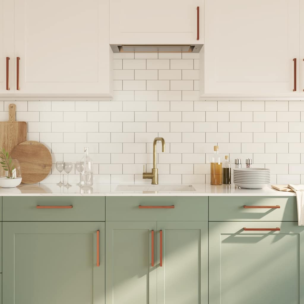 vidaXL Λαβές Ντουλαπιών 5 τεμ. Μπρονζέ 192 χιλ. από Ανοξείδωτο Ατσάλι