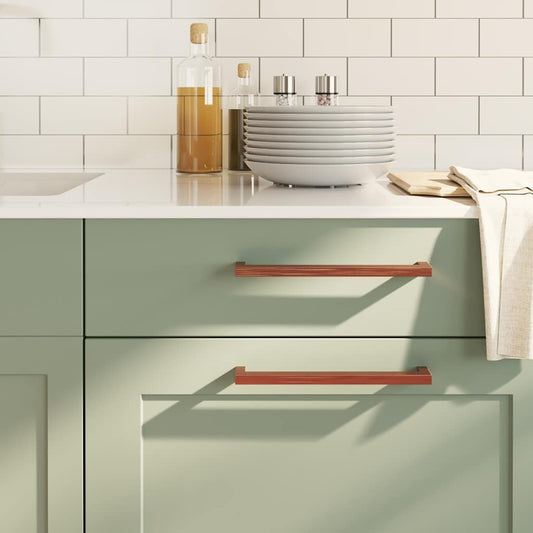 vidaXL Λαβές Ντουλαπιών 5 τεμ. Μπρονζέ 224 χιλ. από Ανοξείδωτο Ατσάλι