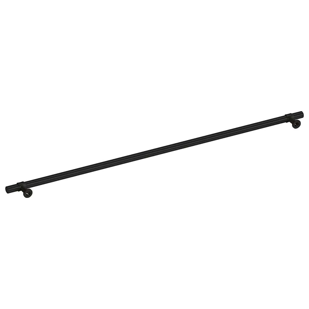 vidaXL Λαβές Ντουλαπιών 5 τεμ. Μαύρες 480 χιλ. από Ανοξείδωτο Ατσάλι