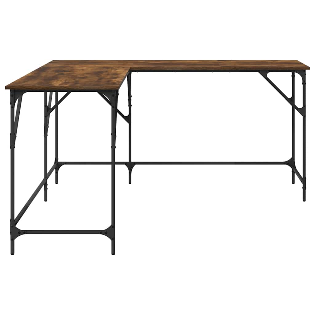 vidaXL Γραφείο Καπνιστή Δρυς 149x149x75 εκ. από Επεξεργασμένο Ξύλο