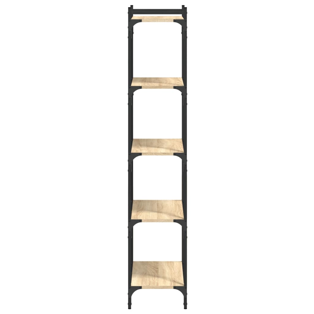 vidaXL Βιβλιοθήκη 5 Επιπέδων Sonoma Δρυς 60x30x154 εκ. Επεξεργ. Ξύλο